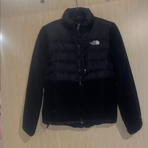 The North Face Black Quilted Jacket Northface 550 Denali puffer fleece